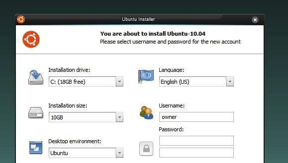 альтернативная установка Ubuntu